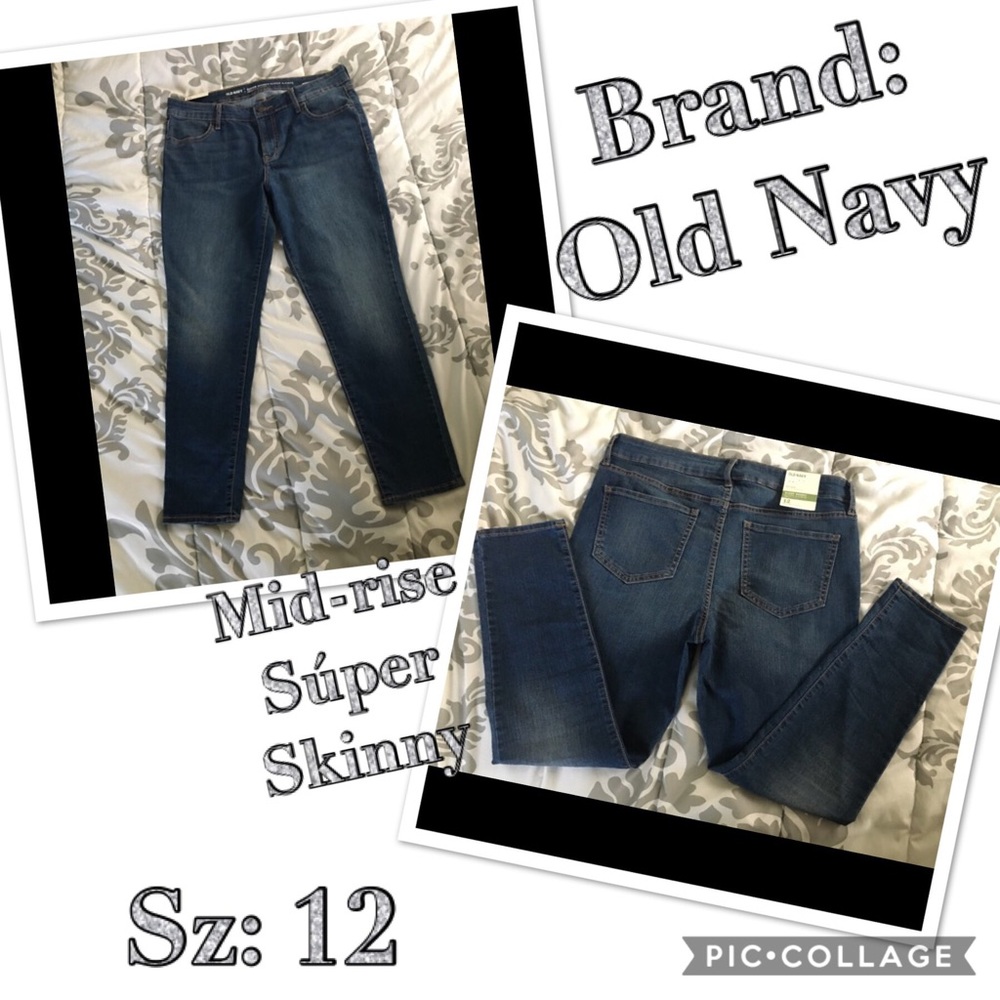 Super cute Old Navy Mid-Rise Super Skinny Jeans